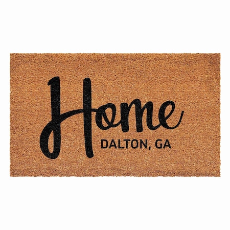 Calloway Mills Personalized Door Mat, Black, Natural, 30 in W x 48 in L 110723048